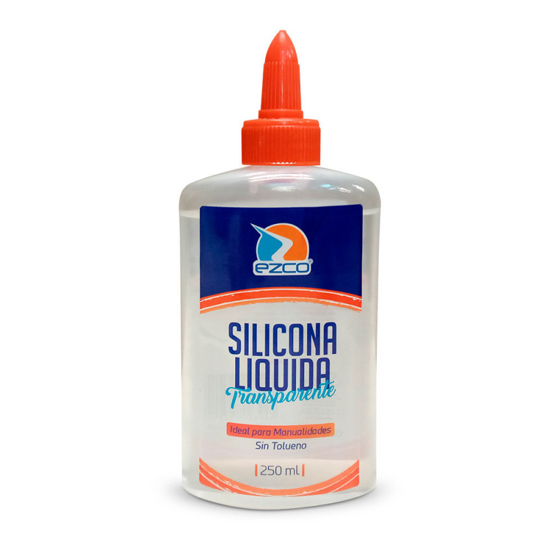 Silicona Liquida Transparente 250ml Adhesivo Pegamento Cbx