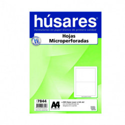 Resma micropuntillada Húsares A4, 75g.