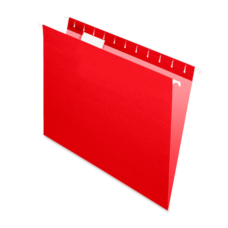Carpeta Colgante Nepaco roja, caja 25