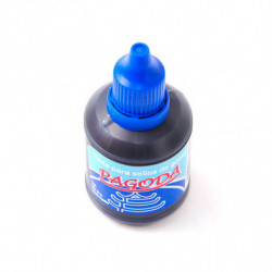 Tinta para sellos de goma Pagoda azul, 35cc.
