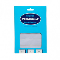 Etiquetas Pegasola 2.2 x 8.8cm. 180 etiquetas