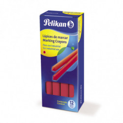 Lápiz de marcar Pelikan 762 rojo, caja de 12 unidades