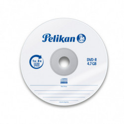 DVD Pelikan 8X, 4.7GB, torre por 100 unidades