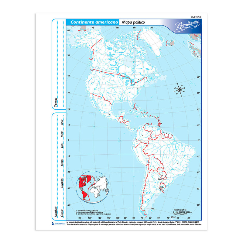 Lista 91 Foto Mapa Del Continente Americano Para Imprimir Sin Nombres Lleno 7324