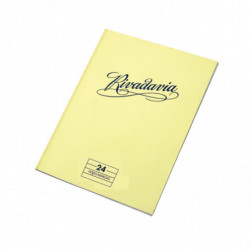 Cuaderno Rivadavia tapa flexible, 16 x 21cm. 24 hojas rayadas
