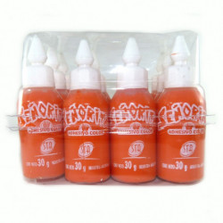 Adhesivo vinílico Señorita naranja, 30g. pack de 12 unidades