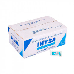 Edulcorante INYSA, caja de 400 sobres de 0.8g.