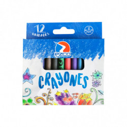 Crayones de cera Ezco Mito de 12 colores