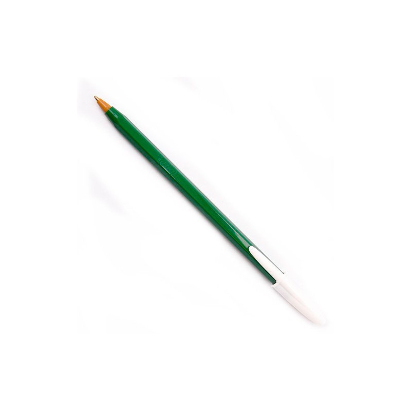 Bolígrafo bic cristal soft, verde - Papelería Javier Novoa, S.L.