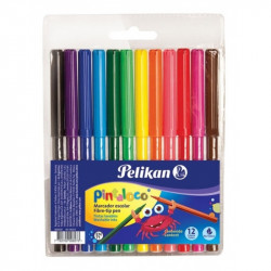 Marcador Pelikan Pintaloco de 12 colores