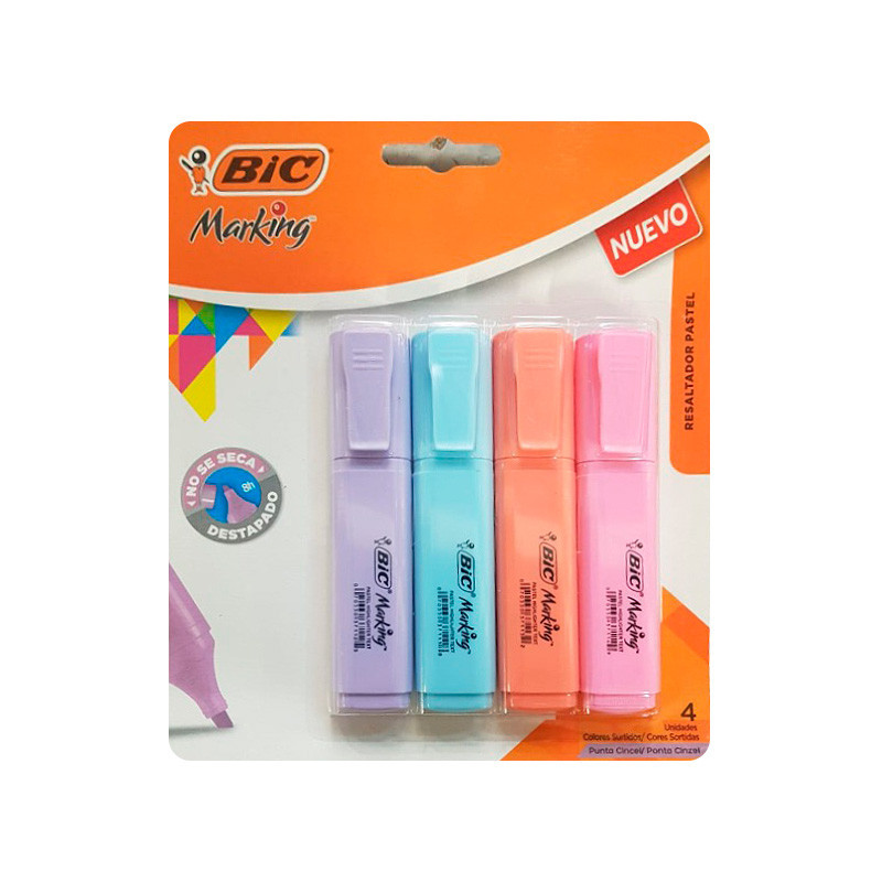 Rotuladores Marking Bic Pastel BL5 - Abacus Online