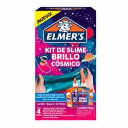 Kit de Slime Elmer's Brillo Cósmico de 4 piezas