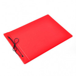 Carpeta de fibra Nº5 roja, caja de 25 unidades