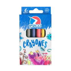 Crayones de cera Ezco Mito de 6 colores