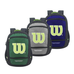 Mochila Wilson Sport gris | azul | verde, 18"