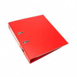 Bibliorato encuadernado plástico Clingsor A4, rojo