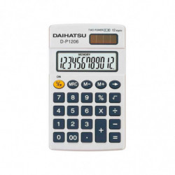 Calculadora de bolsillo Daihatsu DP-1206