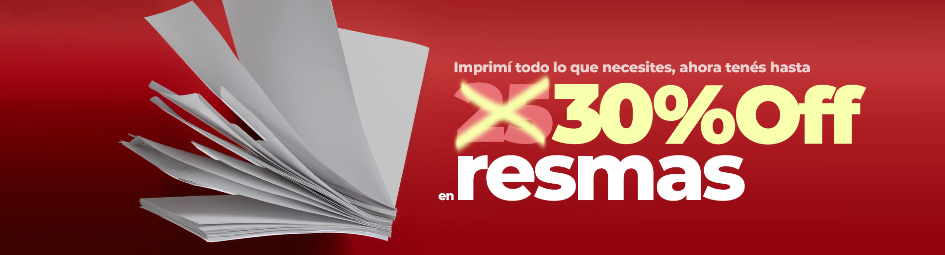 Hasta 20%Off en Resmas